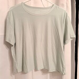Old Navy Mint Gray Short Sleeve Tee